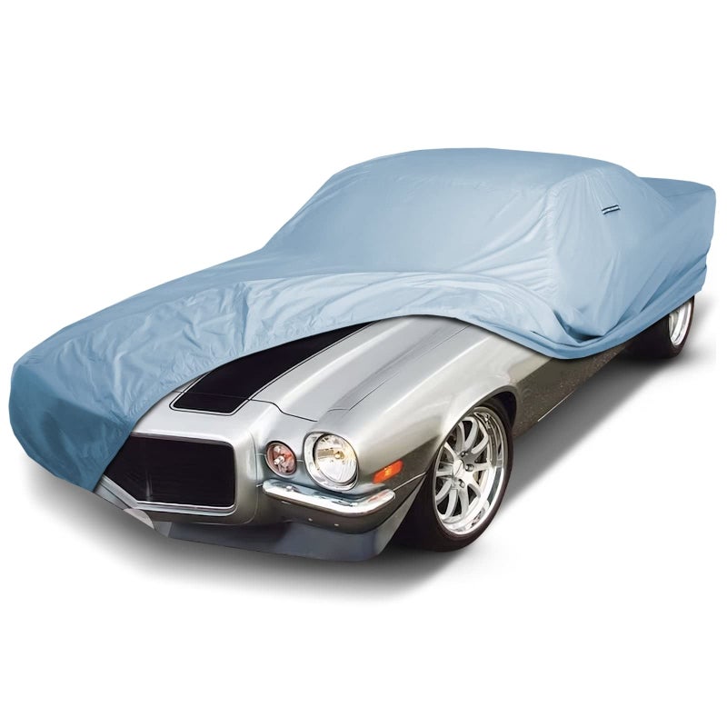 iCarCover Premium Car Cover for 1967-1973 Chevy Camaro Z28, SS Heavy Duty Waterproof All Weather Automobiles Custom Fit Indoor Outdoor UV Snow Protection Covers with Straps and Bag - Image 1